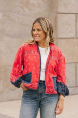 Bandana Mix Cardigan