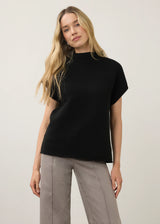 Ottoman Cap Sleeve Sweater
