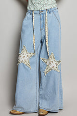 Wide Leg Pant with Drawstring