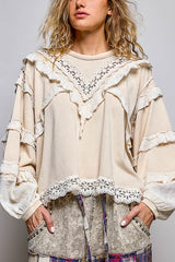 Ruffle Sleeve Top