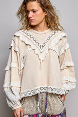Ruffle Sleeve Top