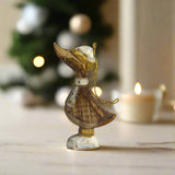 Hanging Duck Ornament WHITE