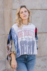 Flannel Band Tee