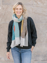 Knitted Scarf with XL Dots