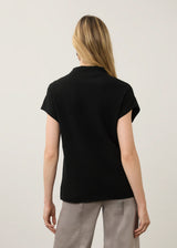 Ottoman Cap Sleeve Sweater