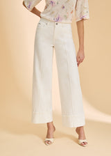 Olivia Cuffed Wide Leg