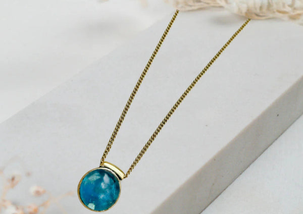 Kioo Necklace BLUE