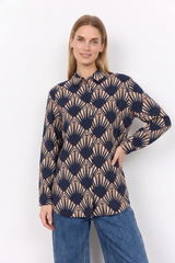 Lola Printed Button Up Shirt