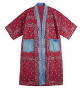 Bandana Long Cardigan