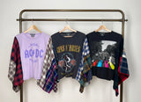Flannel Band Tee