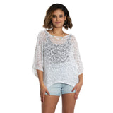 Popcorn Knit Short Sleeve Top