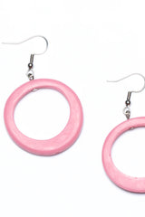 Resin Simple Hoop Earring