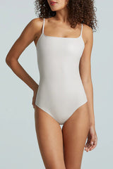 Faux Leather Cami Bodysuit