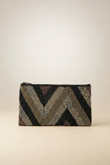 Beaded Zig Zag Purse