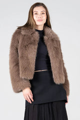 Faux Fur Cropped Jacket