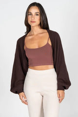 Cotton Knit Shrug