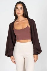 Cotton Knit Shrug