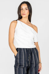 Twisted Shoulder Top