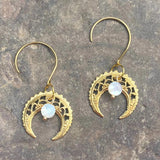 Moon Pearl Earrings