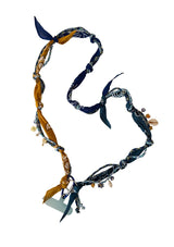 Blue and Mustard Phone Cord