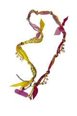 Pink and Yellow Phone Cord