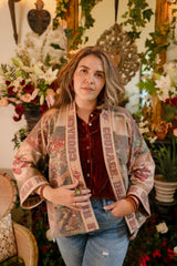 Courage, Dear Heart Fleece Cottage Cardgian