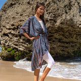 Tie Dye Long Kimono
