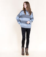 Wide Breton Stripes Weekend Pullover