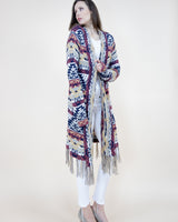Aztec Bohemian Stripe Cardigan
