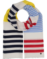 Multi Banded Stripe Scarf