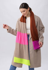 Cashmere Blend Multi Stripe Scarf