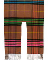 Bright Plaid Reversible Woven Ruana