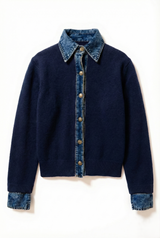 The Denim Button-up Cardigan
