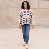 Bandana Weave Pullover