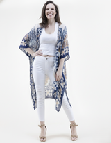 Paisley Floral Print Kimono