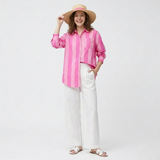 Dawn Striped Button Up