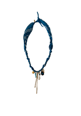 Hydra Island Blue Pearl Fish Necklace