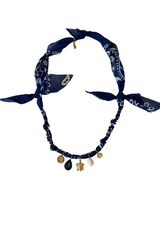 Hydra Island Ultramarine Mini Turtle Necklace