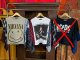 Flannel Band Tee