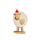 Standing Sheep Ornament WHITE