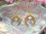 Moon Pearl Earrings