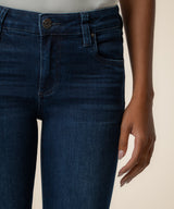 Natalie Mid Rise Flare w/ 5 Pockets