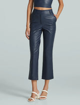 Faux Leather 7/8 Trouser