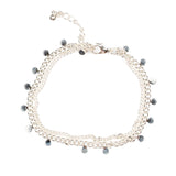 Silver Disc Chain Bracelet