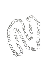 Delilah "Flirty" Silver Chain