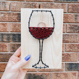 Red Wine String Art Kit - Medium