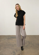 Ottoman Cap Sleeve Sweater