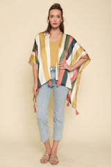 Leah Stripe Kimono