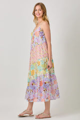 Spring Floral Maxi Dress