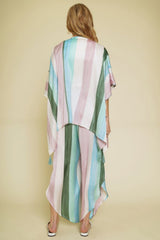 Pastel Stripe Kimono
